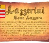 Cognome Lazzerini