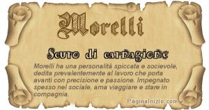 Cognome Morelli Cognome Morelli
